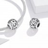 PÍSMENA S KVÍTKY, ŠPERKY DANIEK, STŘÍBRNÉ SYMBOLICKÉ KORÁLKY, FIT PANDORA (5)