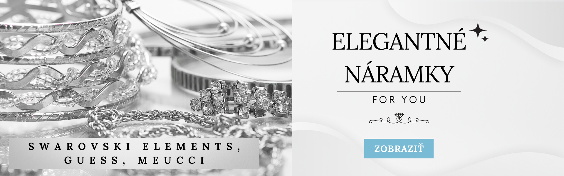 Elegantné náramky Carousel