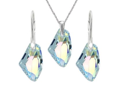 Set Swarovski elements Galactic dúhový CRYSTAL AB 19mm