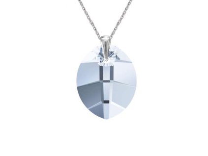 Prívesok Swarovski elements listy modrý BLUE SHADE 23mm