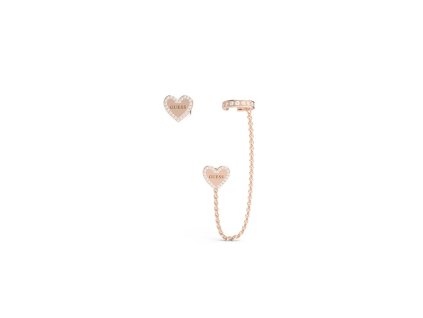 Náušnice guess srdce jube01080jwrgt - krásne a moderné