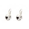 Náušnice Swarovski elements Rivoli 8 mm číre CRYSTAL