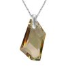 Prívesok Swarovski elements De-Art 24 mm zelený LUMIN GREEN
