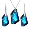 Set  Swarovski elements šperkov De-Art modrý BERMUDE BLUE 18mm