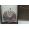 Prívesok Swarovski elements Victory fialovozelený Paradise  Shine 38mm