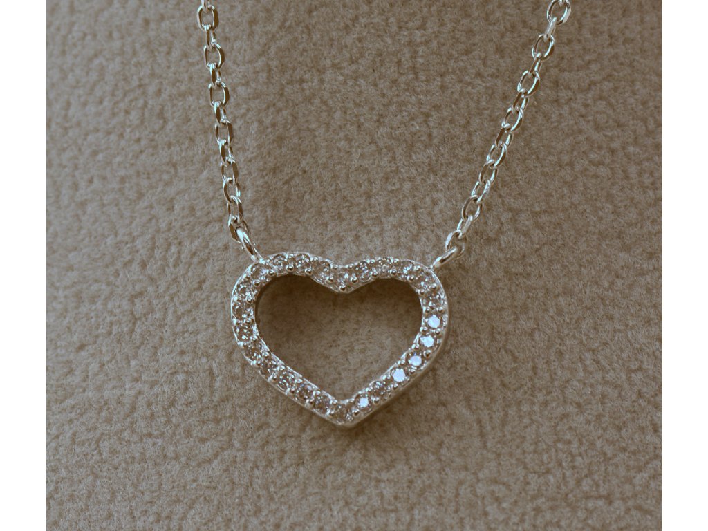 Stříbrný náhrdelník Eveline