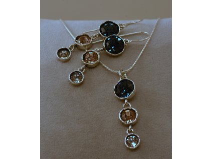 Stříbrná souprava Jacquelin