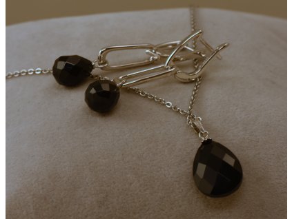 11513 stribrna souprava onyx