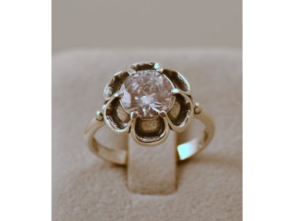 Stříbrný prsten Maya