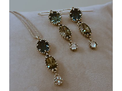 Stříbrná souprava Elisa