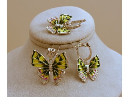 Stříbrná souprava Liana