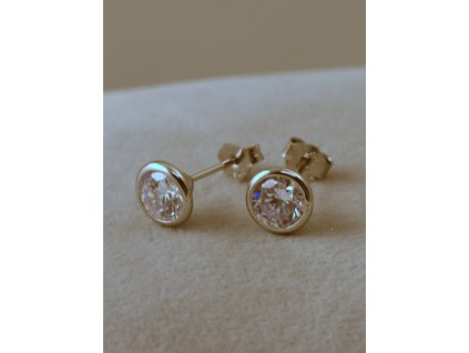 Stříbrné náušnice Ina