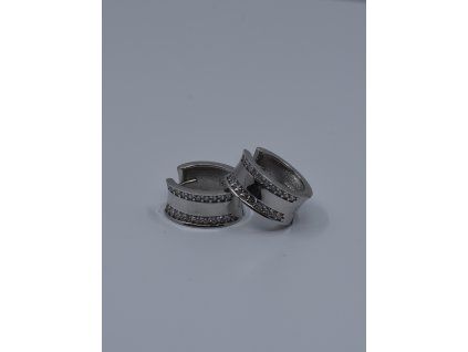 Stříbrné náušnice Rona