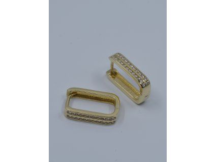 Zlaté náušnice Bea