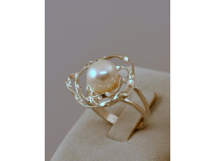 Stříbrný prsten Loretta