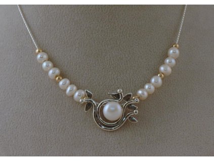 Stříbrný náhrdelník Liliam