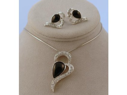 Stříbrná souprava Melánie (Varianta přívěsek)