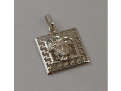 3709 privesek z bileho zlata verner