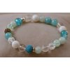 9797 2 naramek z prirodnich kamenu jadeit tyrkysove modry