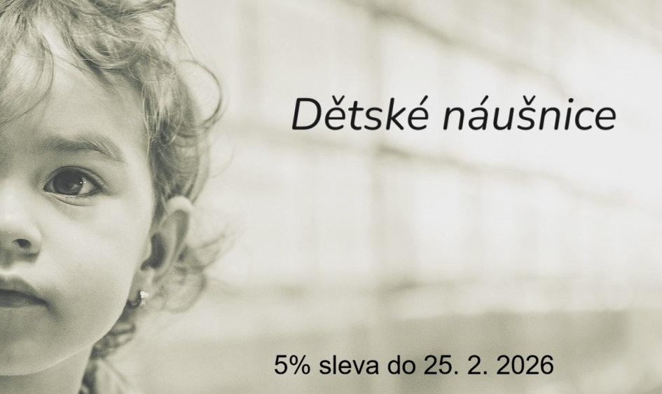 Zlaté dětské náušnice