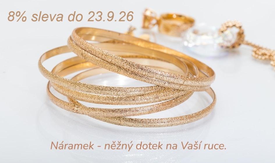 Zlaté náramky pro ženy i muže