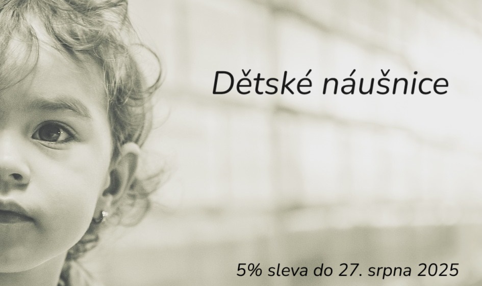 Zlaté dětské náušnice