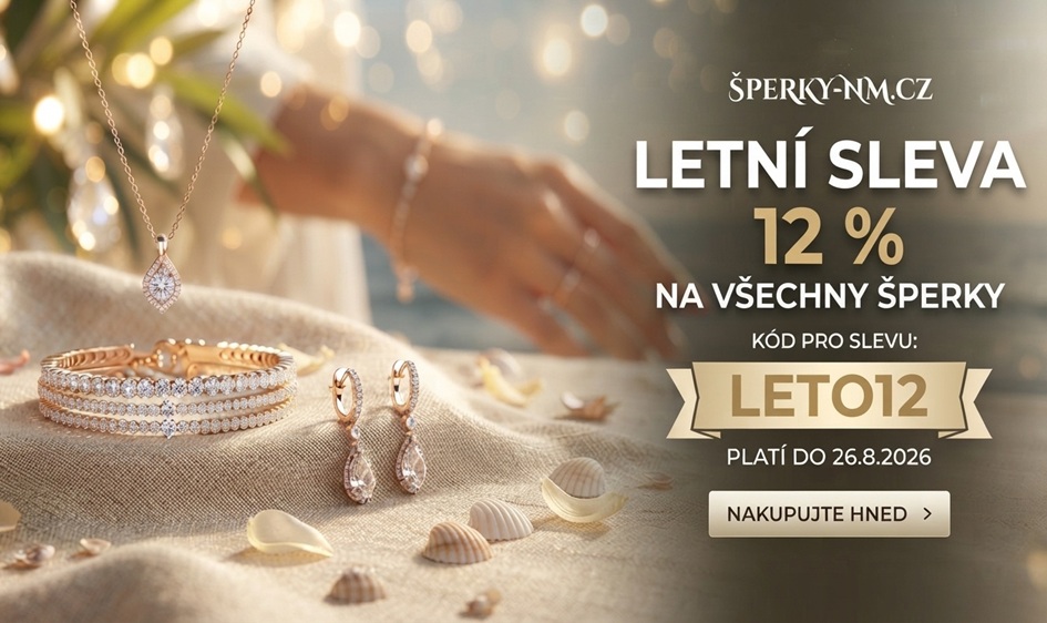 Letní 12% sleva na šperky