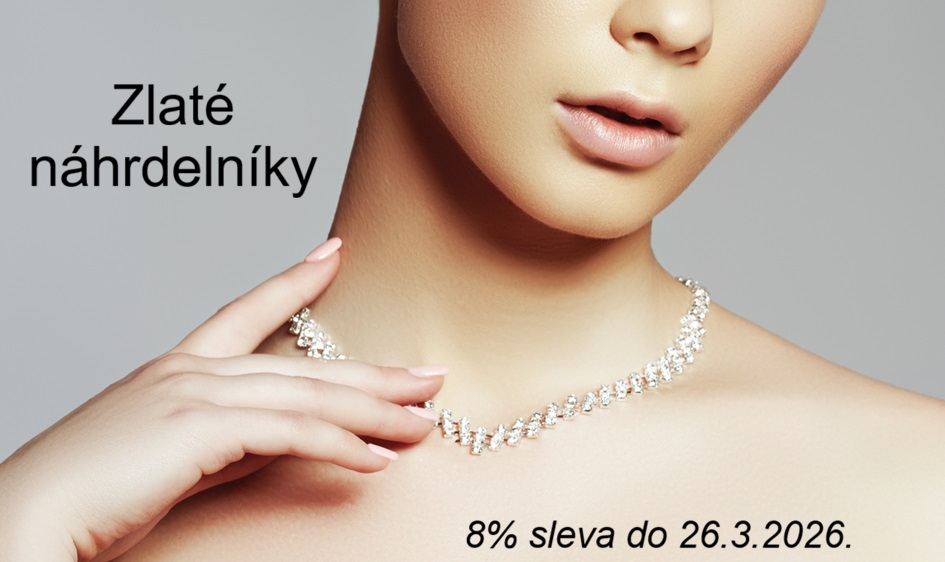 Kvalitní zlaté náhrdelníky do Vašeho dekoltu