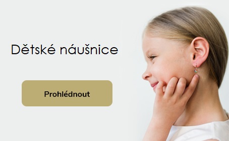 Dětské zlaté náušnice
