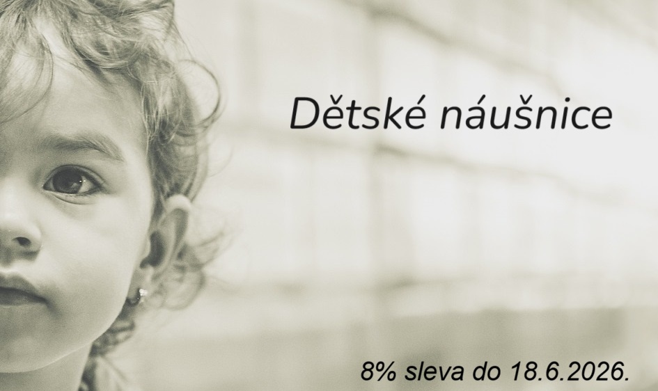 Zlaté dětské náušnice