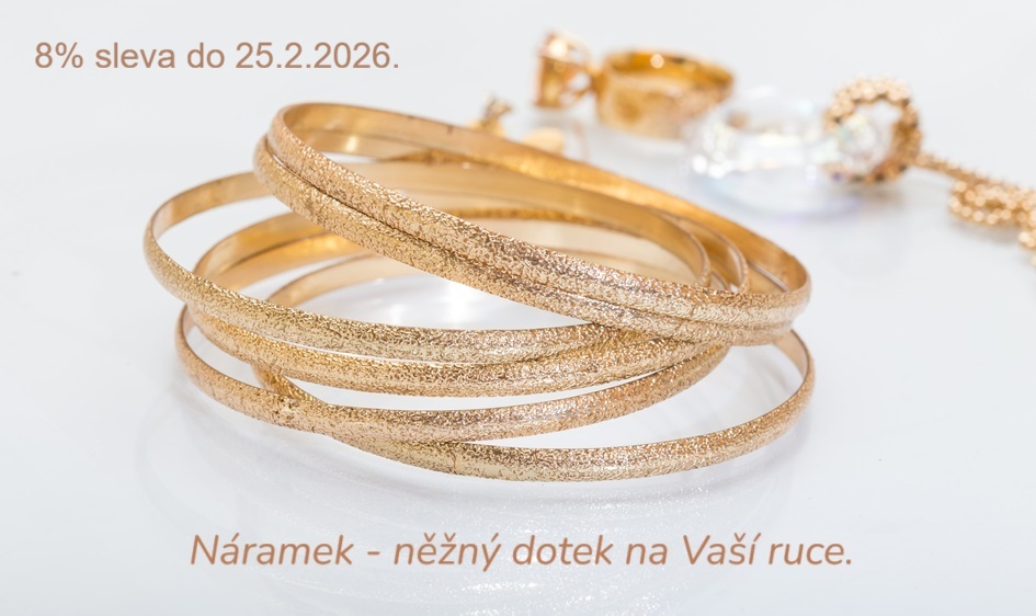 Zlaté náramky pro ženy i muže
