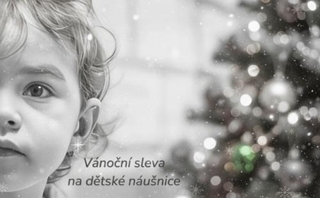 Vánoční akce na dětské náušnice