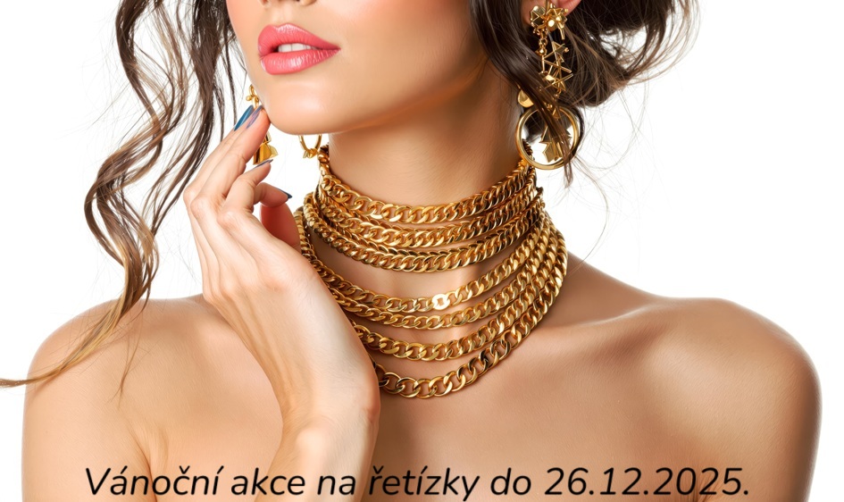 Vánoční akce na zlaté řetízky