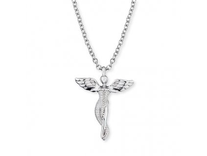 Stříbrný náhrdelník Engelsrufer s andělem 893 (Délka náhrdelníku 40 cm)