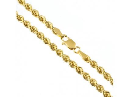 Zlatý řetízek 434 typu valis (Délka náhrdelníku 45 cm)