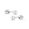 87892 zlate nausnice pecky se zirkonem 1102 bile zlato