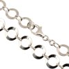 Stříbrný náhrdelník kolečka 838 (Délka náhrdelníku 50 cm)