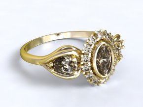 Zlatý prsten ovál 1301801