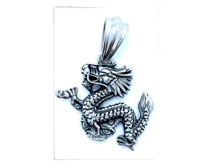 (O3403) Ocelový přívěšek DRAK