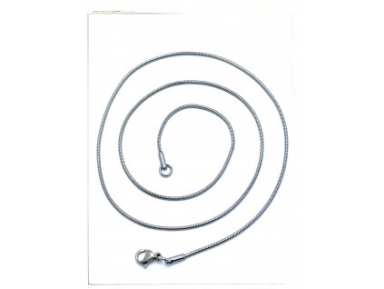 (O383) Ocelový dámský řetízek LANKO (HÁDĚ) 42,50,55,60/0,1 cm