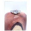 (O181) Ocelový dámský prsten s kamínkem