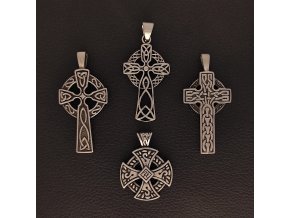 Keltské kříže - Přívěsek z chirurgické nerez oceli 316L