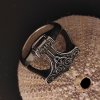 Prsten s keltskými symboly Thorovo kladivo, Valknut, Trojitý uzel a Keltský kříž