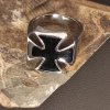 Prsteny z chirurgické nerez oceli 316L - historické a motorkářské motivy - templářský kříž, maltézský kříž, lebky