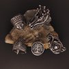 Prsteny z chirurgické nerez oceli 316L - Indiáni, zvířata, strom života, růže, vlk orel