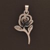 Decentní jemné řetízky s přívěskem z chirurgické nerez oceli 316L - symboly květina života (Sempiternal), růže, houslový klíč, triskel