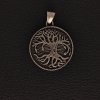Přívěsek z chirurgické nerez oceli 316L - Mytologické symboly - Strom života, Triquetra, Kolovrat, Keltský půměsíc