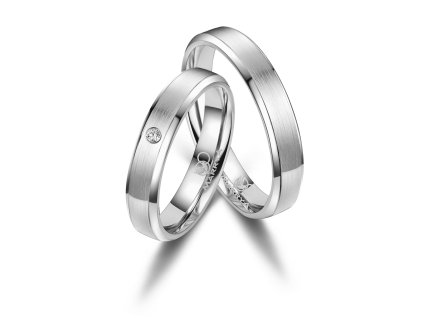 Snubní prsteny pro páry - stříbrné M-SI-06