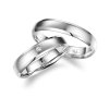 Snubní prsteny pro páry - stříbrné M-SI-06