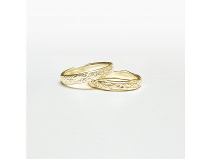 Snubní prsteny Touch žluté zlato